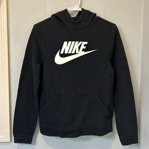 Black Nike Kid’s Hoodie size XL with thumb holes.